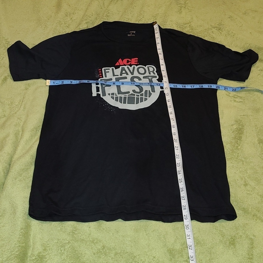 Authentic-Brand Mens Ace Flavor Fest Black Red Gray Short Sleeve Tshirt Medium - Picture 3 of 10